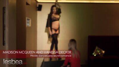 Madison - Madison McQueen and Vanessa Decker secret lesbian strip club affair - sexu.com - Czech Republic